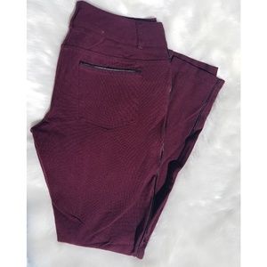 Maurices Burgandy "I Am Smart" Dress Skinny